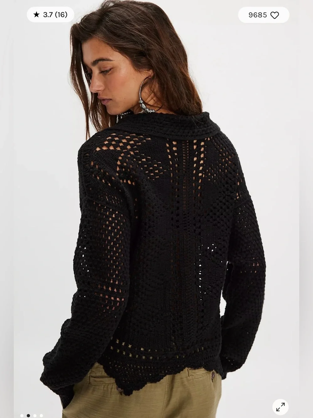 NWT Free People We The Free Friend Of A Friend Sweater